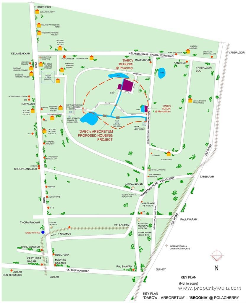 Velachery چنئی نقشہ