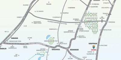 Medavakkam چنئی نقشہ